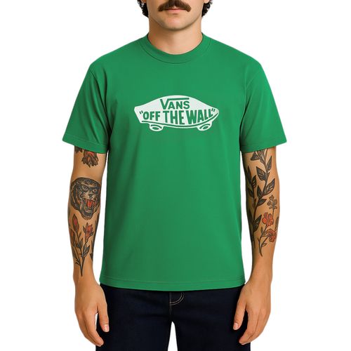 Camiseta Masculina Vans Off The Wall Style 76 Fairway VERDE-V4703100460009- -1-